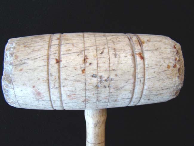 A 19th century Whalebone Sailmaker's Mallet circa 1850 — image 2
